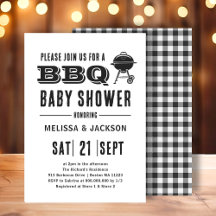 Achtertuin BBQ Baby shower