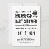 Achtertuin BBQ Baby shower Kaart (Voorkant)