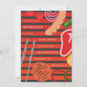 Achtertuin BBQ Gril Kaart (Voorkant)
