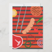 Achtertuin BBQ Grill Kaart (Achterkant)