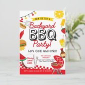 Achtertuin BBQ  Kaart (Staand voorkant)