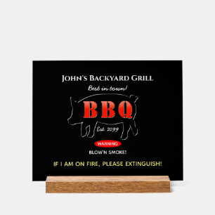 Achtertuin BBQ Master Grillende Acryl Bord
