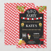 Achtertuin BBQ Verrassing Verjaardagsfeest Zonnebl Kaart (Voorkant / Achterkant)