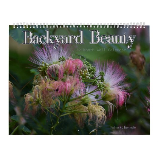 Achtertuin Beauty Wall Kalender (Hoes)