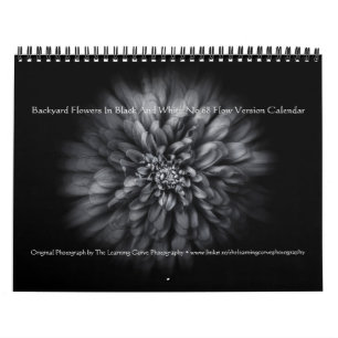 Achtertuin Bloemen In Zwart En Wit Nr 68 Flow Kalender