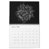 Achtertuin Bloemen in zwart-wit No 112 Kalender (Jan 2026)