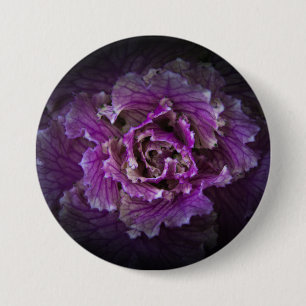 Achtertuin Bloemen No 42 Kleur Versie Ronde Button 7,6 Cm