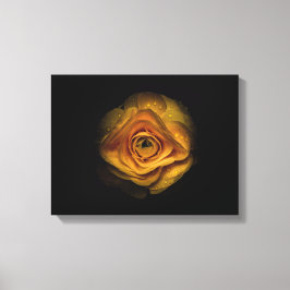 Achtertuin Bloemen Nr 74 Kleurenversie Canvas Afdruk