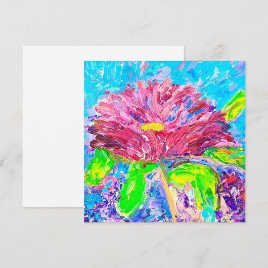 Achtertuin Blooms Briefkaart (Voorkant / Achterkant)