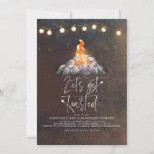 Achtertuin Bonfire Laten we een gematigde partij i Kaart (Voorkant)