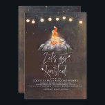 Achtertuin Bonfire Laten we een gematigde partij i Kaart<br><div class="desc">Uitnodiging voor de achtertuin van Bonfire - Laten we naar het toilet gaan</div>