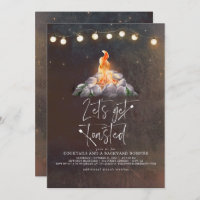 Achtertuin Bonfire Laten we een gematigde partij i