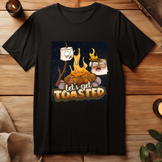 Achtertuin Bonfire Let's Get Toasted T-shirt