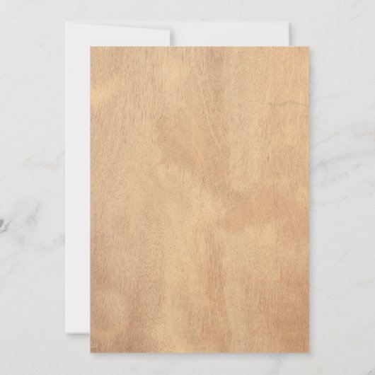 Achtertuin Bonfire Verjaardag Uitnodiging (Achterkant)