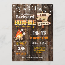 Achtertuin Bonfire Verjaardagsfeest