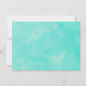 Achtertuin Buitenzwembad Verjaardagsfeest Kaart (Achterkant)