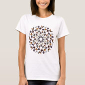 Achtertuin Chicken Mandala T-shirt (Voorkant)
