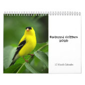 Achtertuin Critters 2026 Kalender (Hoes)