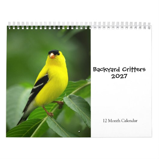 Achtertuin Dieren 2027 Agenda Kalender (Hoes)
