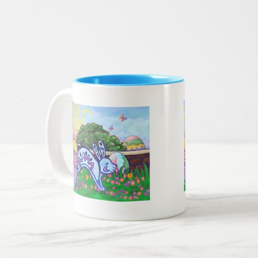 Achtertuin Easter Egg Hunt Mok (Voorkant links)
