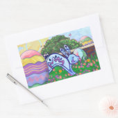 Achtertuin Easter Egg Hunt Sticker (Envelop)