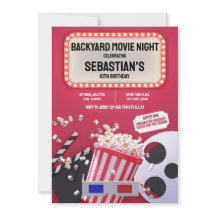 Achtertuin Film Nacht Kinderen Verjaardagsfeest