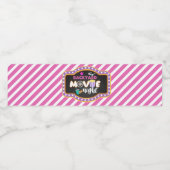 Achtertuin Film Nachtwater Fles Label - Meisje Waterfles Etiket (Enkel label)