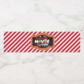 Achtertuin Film Nachtwater Fles Label Waterfles Etiket (Enkel label)