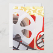 Achtertuin Film Night Boy Verjaardagsfeest Kaart (Achterkant)