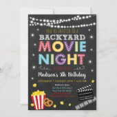 Achtertuin film vanavond kaart (Voorkant)