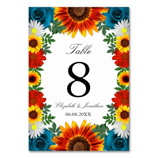 Achtertuin Floral Kaart (Achterkant)