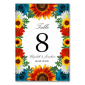 Achtertuin Floral Kaart (Voorkant)