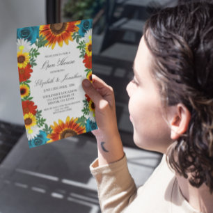 Achtertuin Floral Open House Kaart