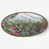 Achtertuin Flower Garden Natuur Party Papieren Bordje (Gekanteld)