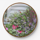 Achtertuin Flower Garden Natuur Party Papieren Bordje (Voorkant)