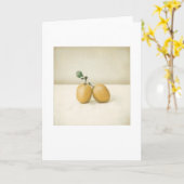 Achtertuin gele pruimen Stilleven blanco begroetin Kaart (Gele Bloem)