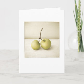 Achtertuin Gouden Appels Stilleven Blanco Groet Kaart