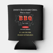 Achtertuin Grill Master Grilling BBQ Blikjeskoeler (Achterkant)