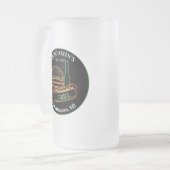 Achtertuin Grill met Burgers Drinkware Matglas Bierpul (Voorkant links)