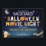 Achtertuin Halloween Film Night Scary Boy Verjaard Kaart<br><div class="desc">★ Achtertuin Halloween Film Night Verjaardag Uitnodiging! ★ Personaliseer dit ontwerp eenvoudig met uw gegevens! ★ Als u MATCHING ITEMS moet coördineren, controleer dan ons bijpassende collectie of winkel. Heeft u vragen over onze design of kunt u niet vinden wat u zoekt, neem dan contact met ons op: designmypartystudio@gmail.com. ★...</div>