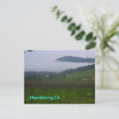 achtertuin, Healdsburg, CA Briefkaart (Staand voorkant)