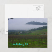 achtertuin, Healdsburg, CA Briefkaart (Voorkant / Achterkant)