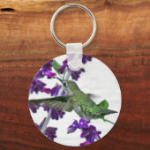 Achtertuin Hummingbird Sleutelhanger (Voorkant)