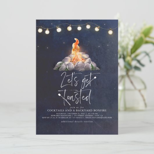 Achtertuin Kampvuur Laten we Geroosterd Worden Mod Kaart (Staand voorkant)
