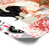 Achtertuin Kippen B is voor Brahma Poster (Hoek)