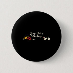Achtertuin Kippen Levensstijl Kippenhouder Leven P Ronde Button 5,7 Cm