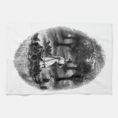  achtertuin kippenboer theedoek (Horizontaal)