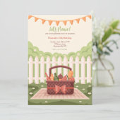 achtertuin picknick kaart (Staand voorkant)