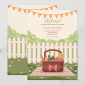 achtertuin picknick kaart (Voorkant / Achterkant)