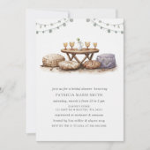 Achtertuin Picnic Bohemian Boho Vrijgezellenfeest Kaart (Voorkant)